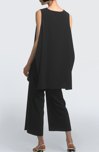 V-neck SET UP - BLACK
